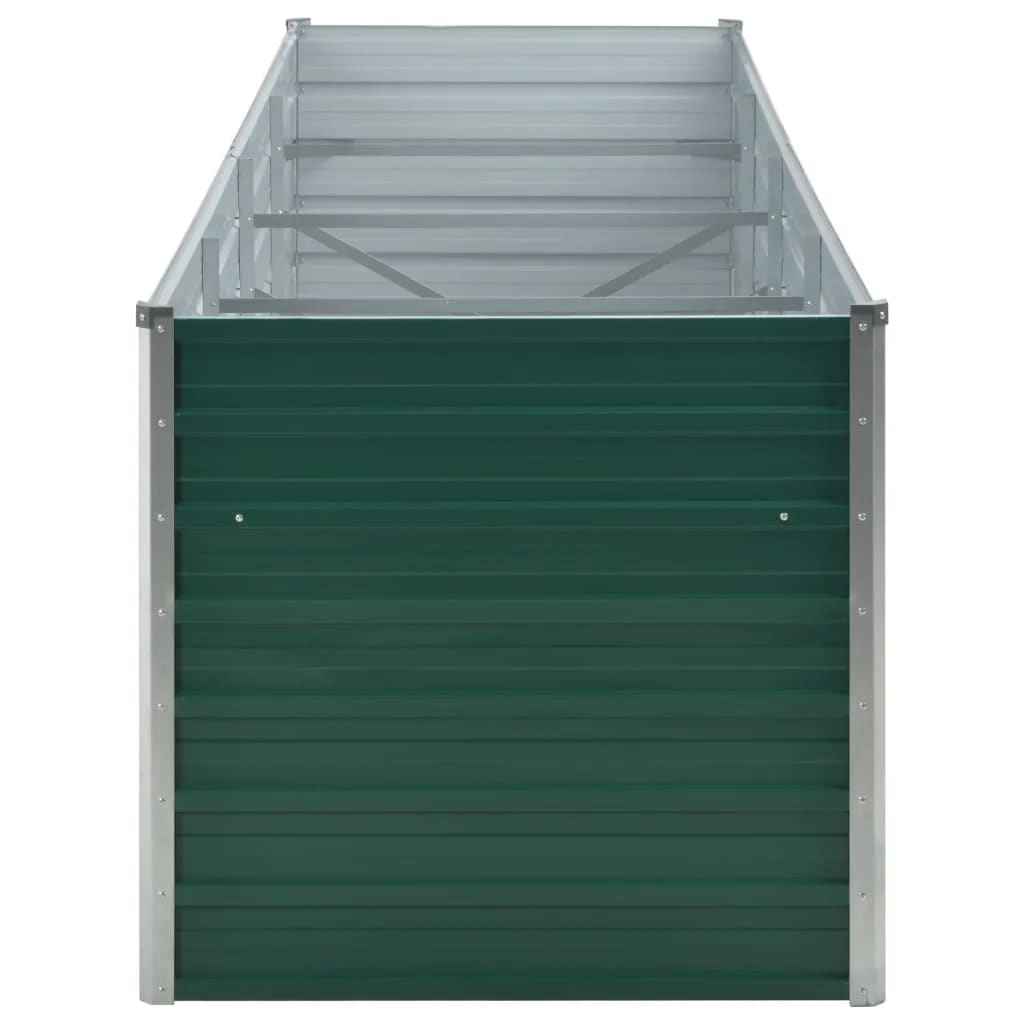 Plantenbak Verhoogd 320X80X77 Cm Gegalvaniseerd Staal Groen