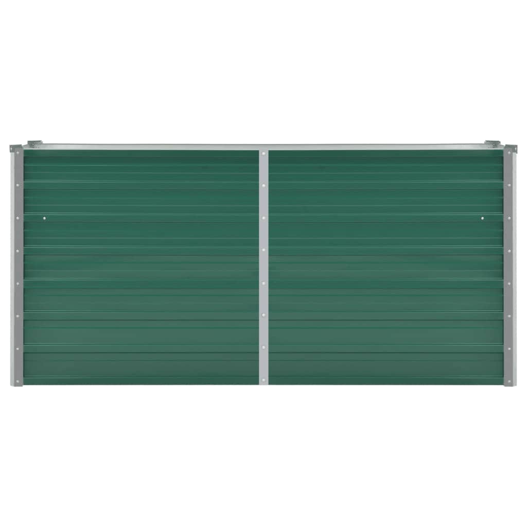 Plantenbak Verhoogd 160X40X77 Cm Gegalvaniseerd Staal Groen