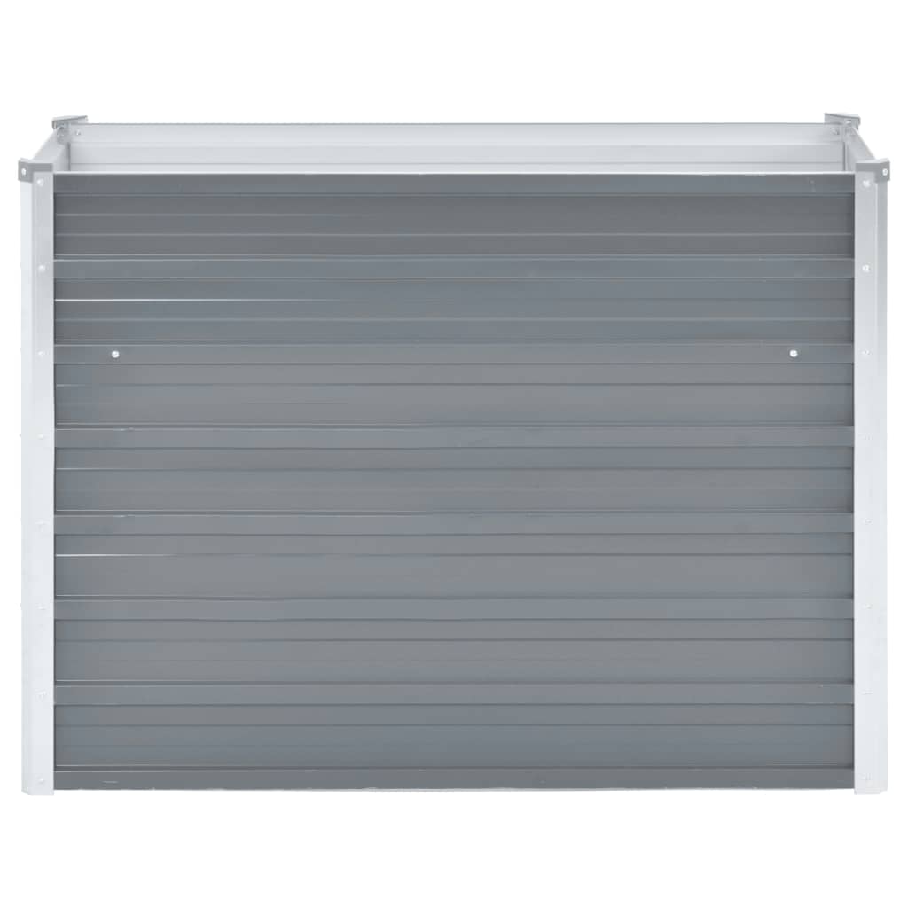 Plantenbak Verhoogd 100X40X77 Cm Gegalvaniseerd Staal Grijs