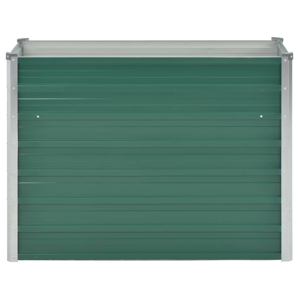 Plantenbak Verhoogd 100X40X77 Cm Gegalvaniseerd Staal Groen