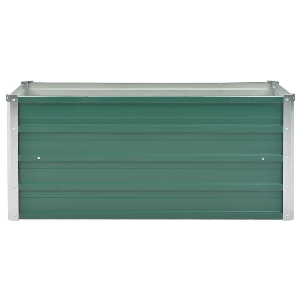 Plantenbak Verhoogd 100X40X45 Cm Gegalvaniseerd Staal Groen