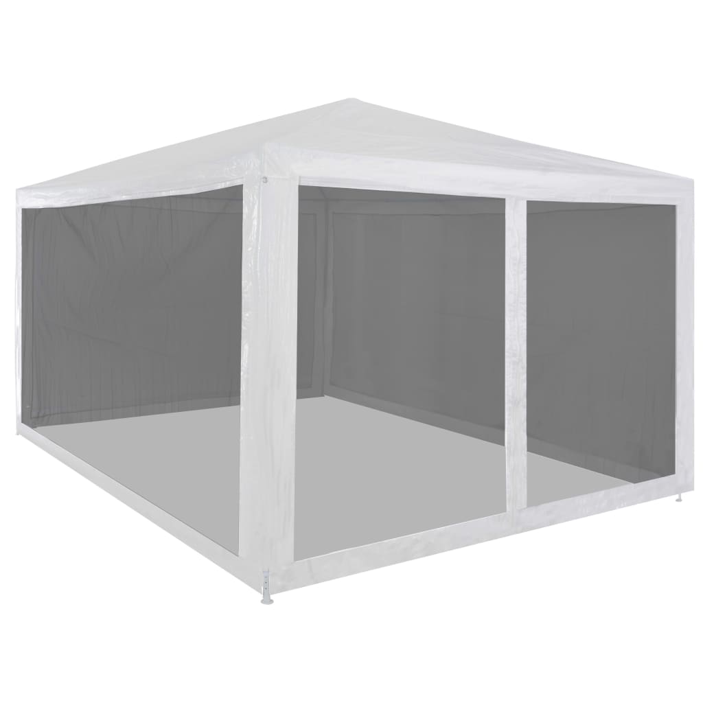 Partytent Met 4 Mesh Zijwanden 4X3 M