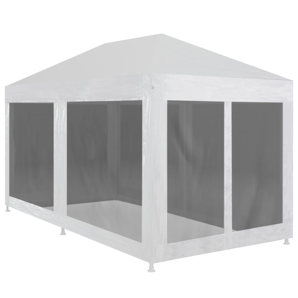 Partytent Met 6 Mesh Zijwanden 6X3 M