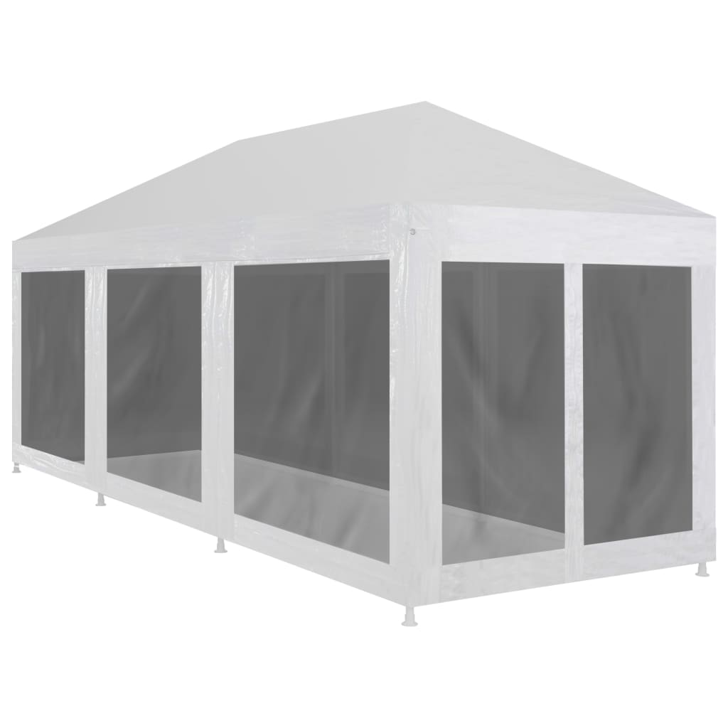Partytent Met 8 Mesh Zijwanden 9X3 M