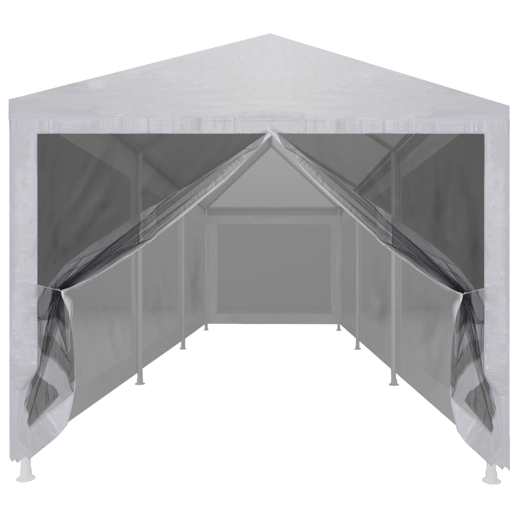 Partytent Met 8 Mesh Zijwanden 9X3 M