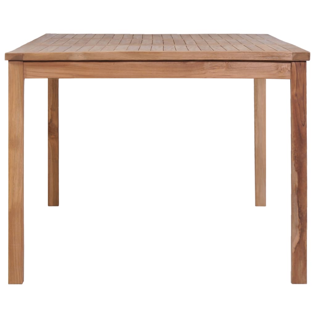 Gartentisch 200 x 100 x 77 cm, massives Teakholz