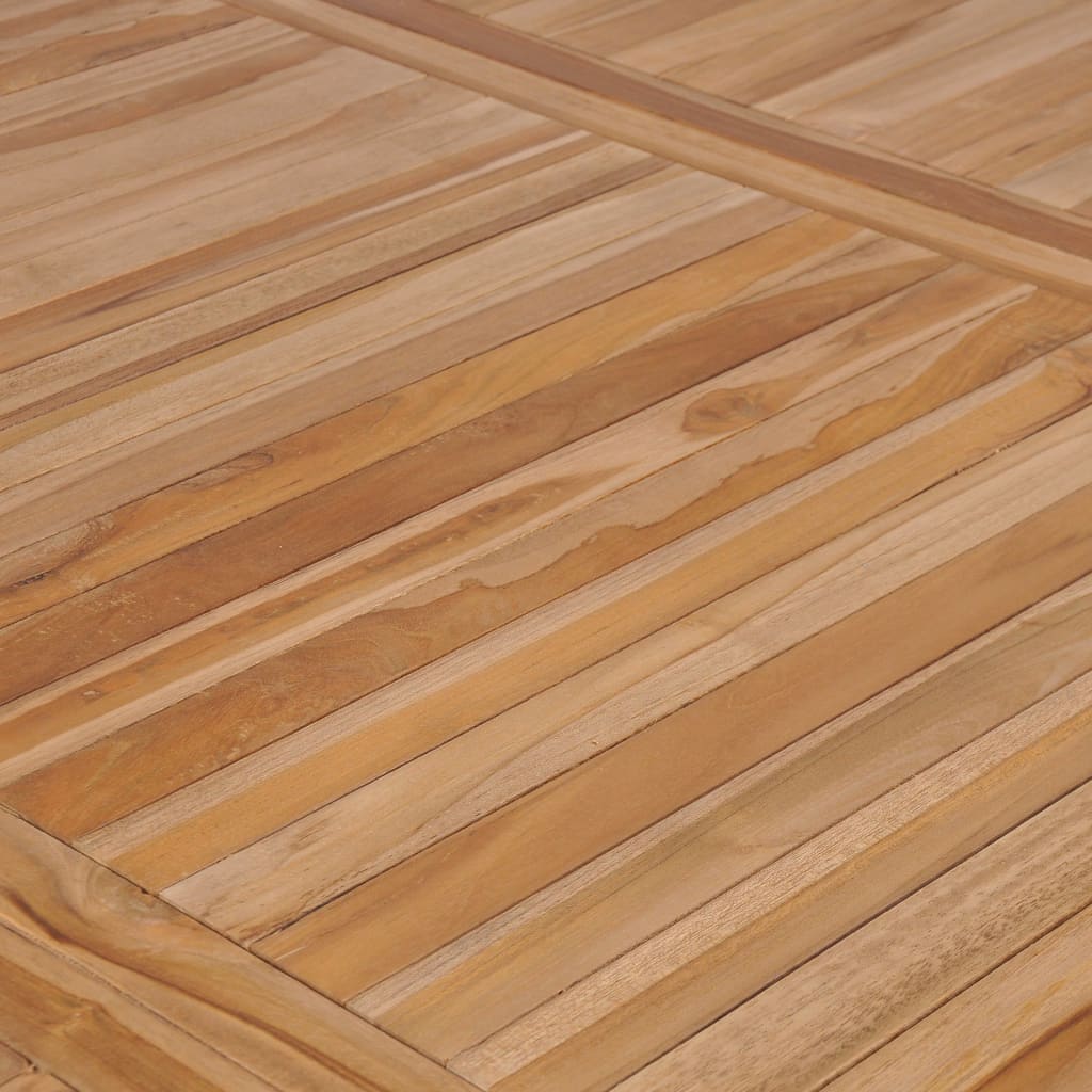 Gartentisch 200 x 100 x 77 cm, massives Teakholz