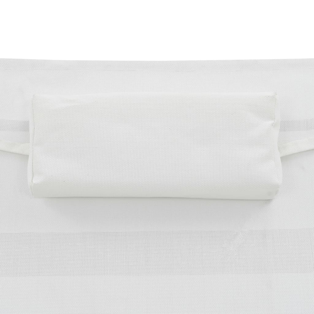 Ligbed Met Kussen Poly Rattan Zwart