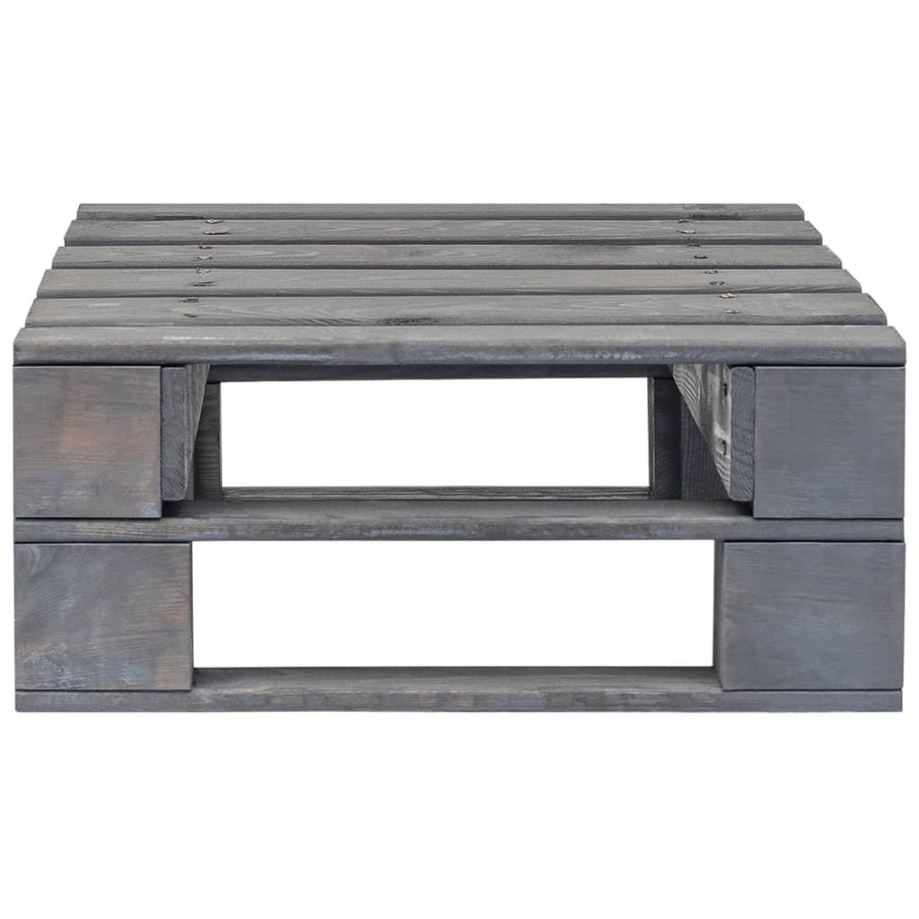 Tuinpoef Pallet Hout Grijs