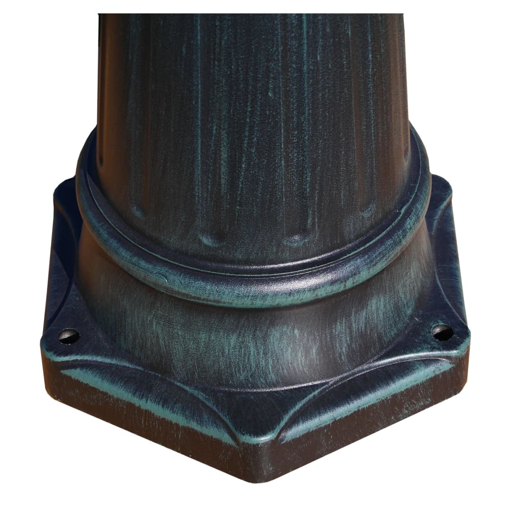 Tuinlantaarn Met 3 Armen 215 Cm Aluminium Donkergroen/Zwart