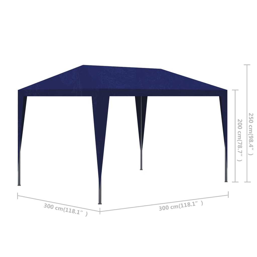 Partytent 3X3 M Blauw