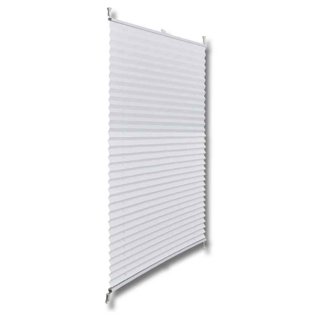 Plisseerollo 100 x 150 cm weiß