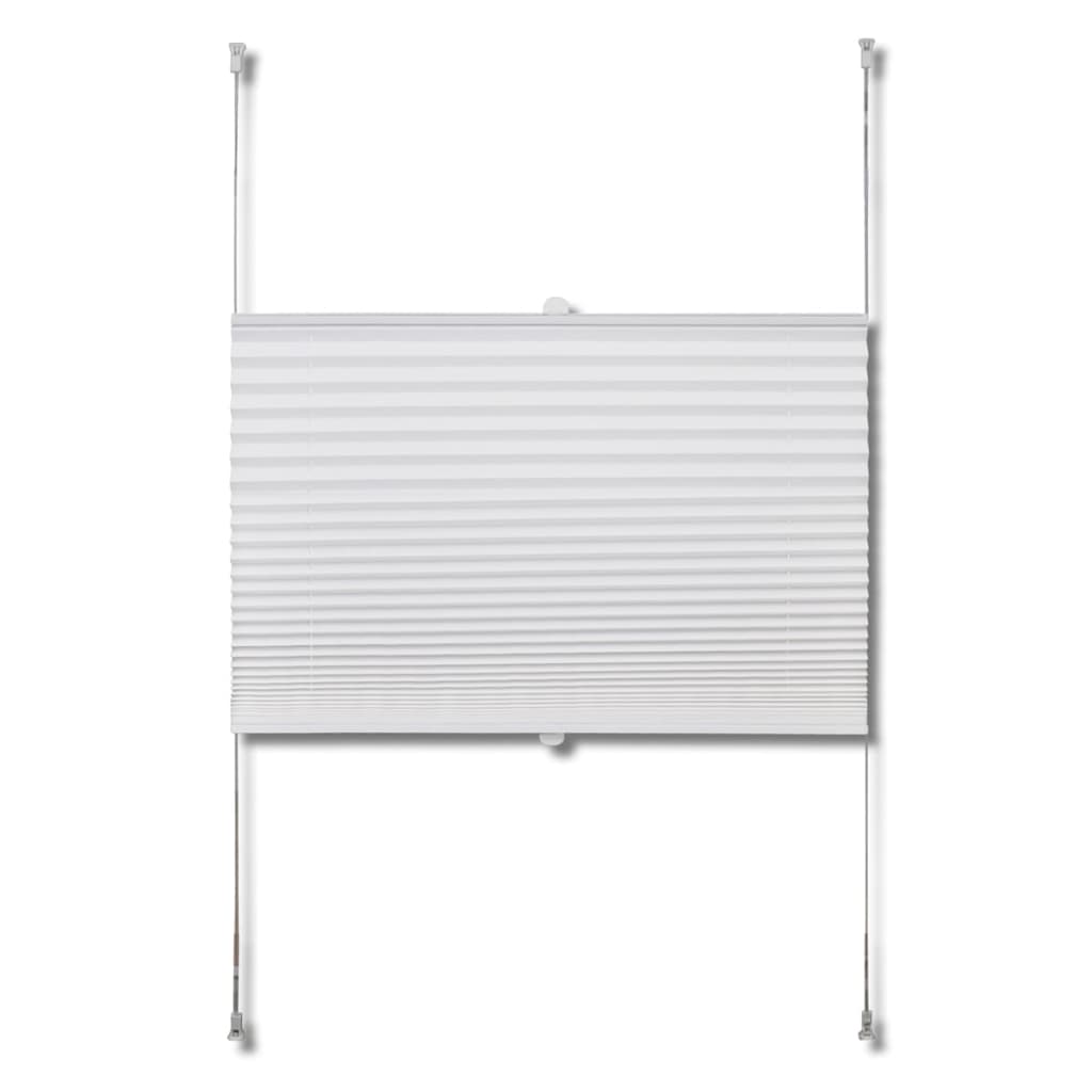 Plisseerollo 100 x 150 cm weiß