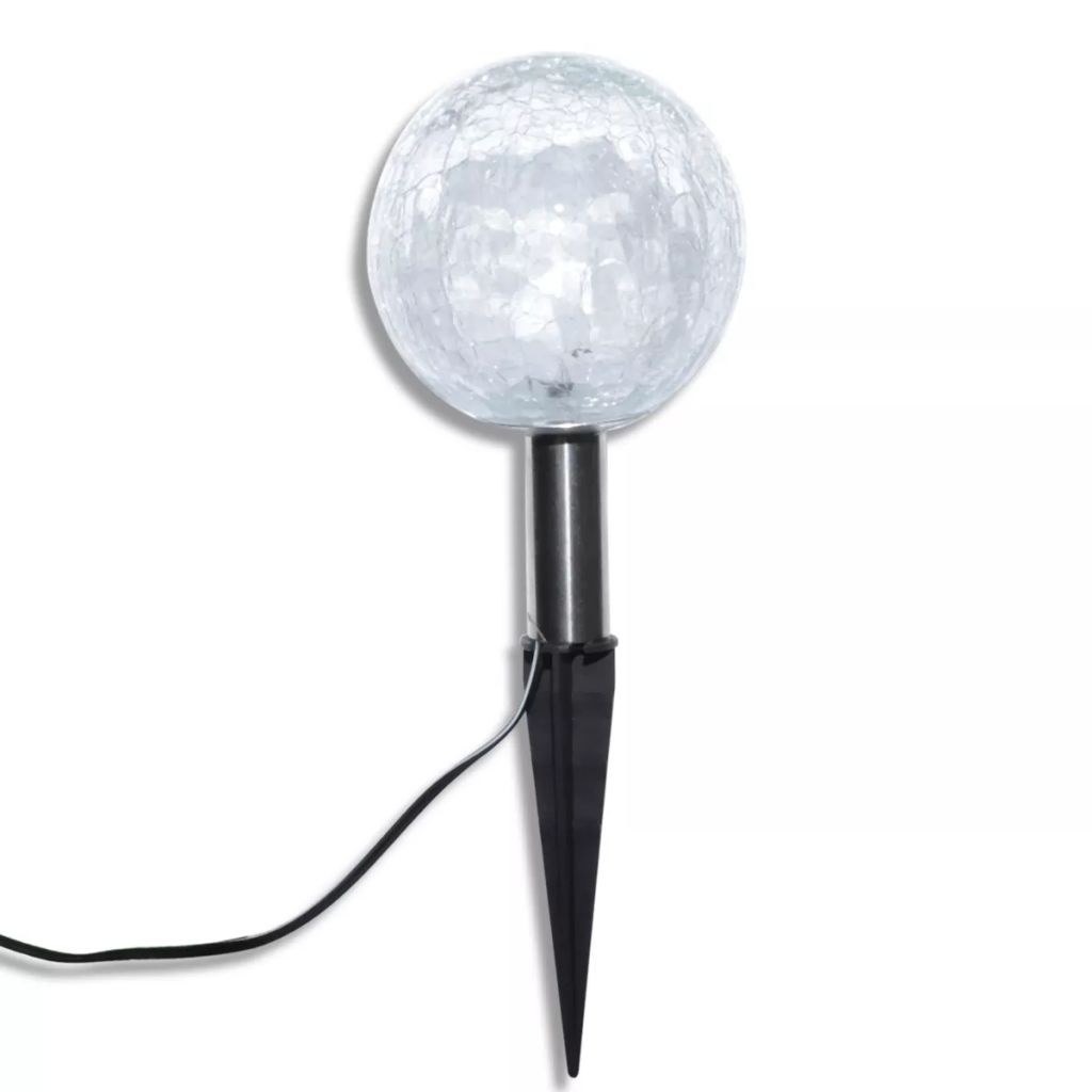 Solarbollampen 3 St Led Met Grondankers En Zonnepaneel