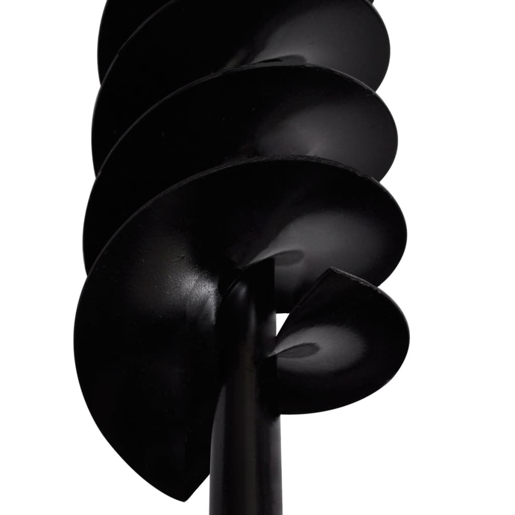 Grondboor Met Handvat En Schroefkop (Dubbele Schroef) 120 Mm (Zwart)
