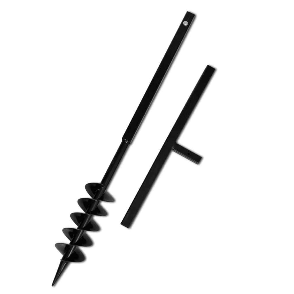 Erdbohrer 100 mm mit 9 m Verlängerungsstahl