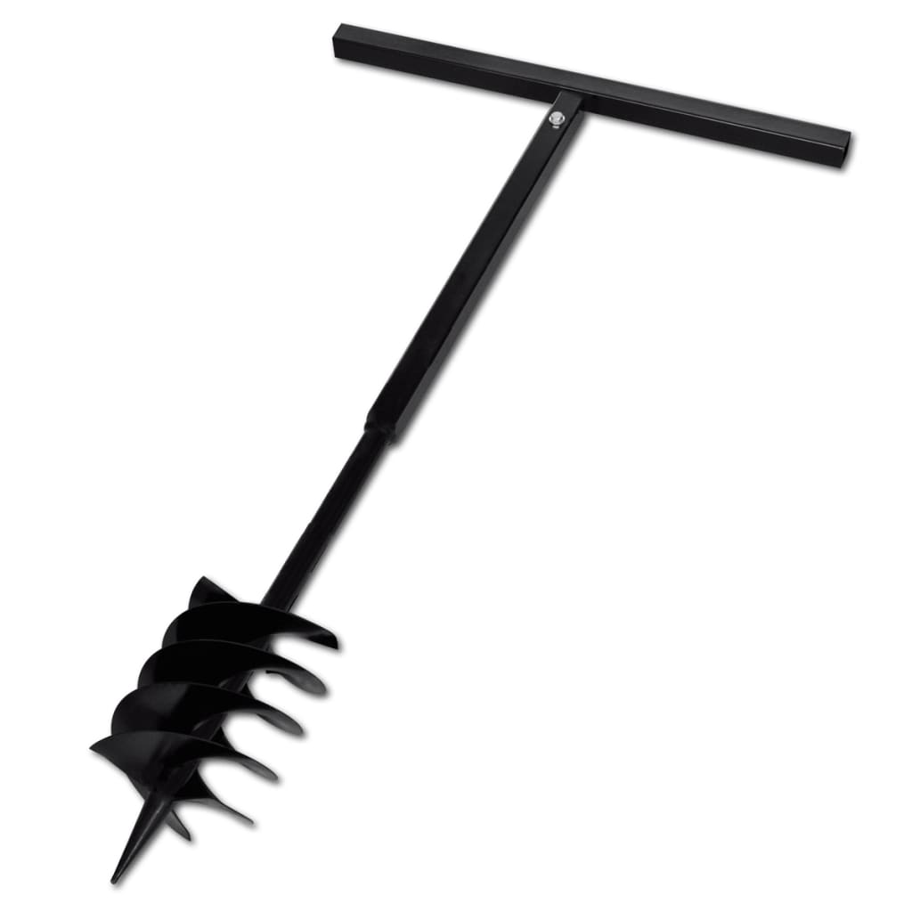 Grondboor Met Handvat 180 Mm En Verlengstukken 9 M (Staal)