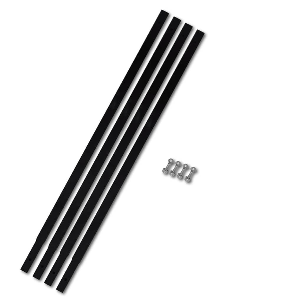 Erdbohrer 80 mm mit 5 m Verlängerungsstück Stahl