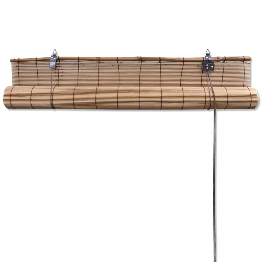 Rolgordijn 120X160 Cm Bamboe Bruin