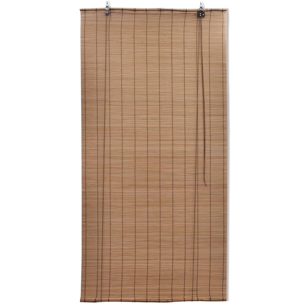 Rolgordijn 120X220 Cm Bamboe Bruin