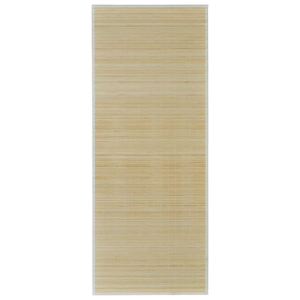 Rechthoekige Bamboe Mat 80 X 300 Cm (Neutraal)