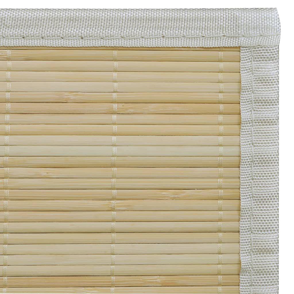 Rechthoekige Bamboe Mat 80 X 300 Cm (Neutraal)