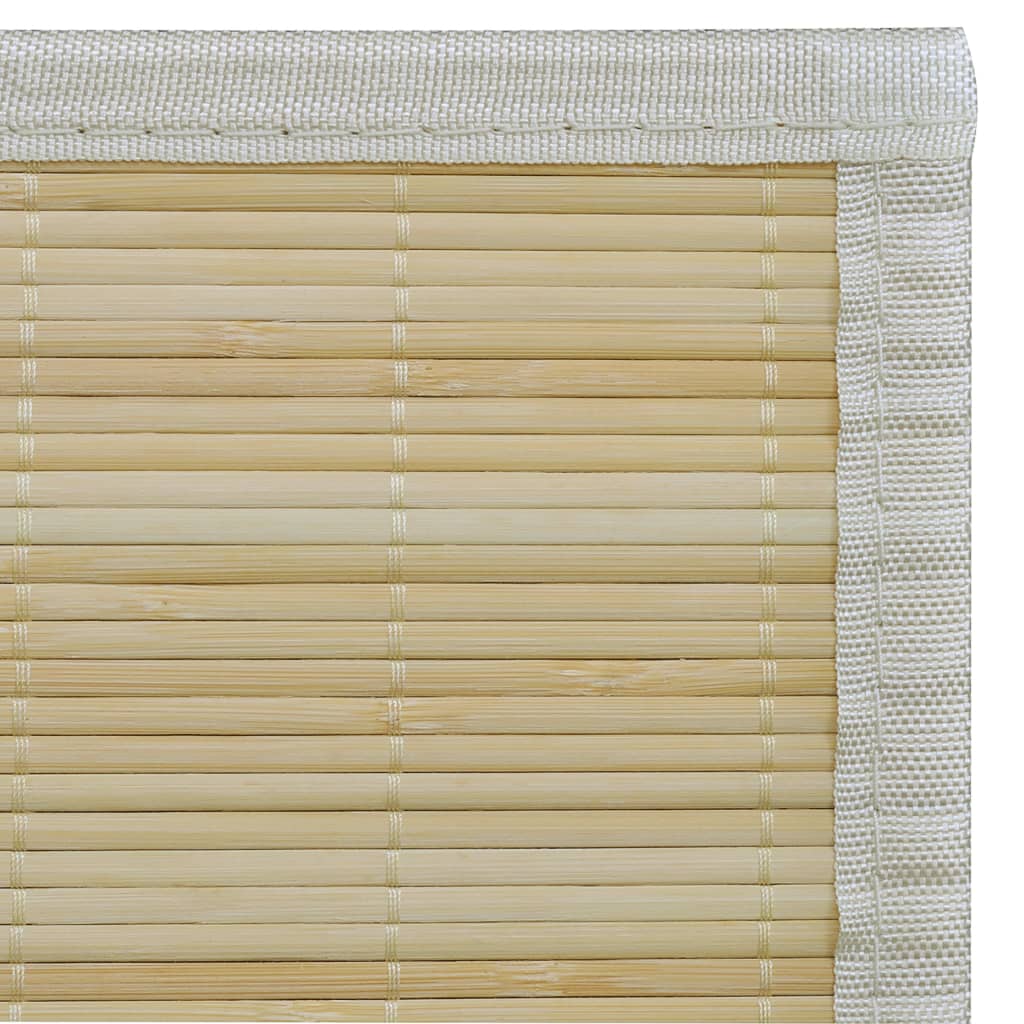 Rechthoekige Bamboe Mat 120 X 180 Cm (Neutraal)