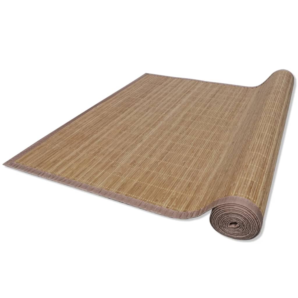 Rechthoekige Bamboe Mat 80 X 200 Cm (Bruin)