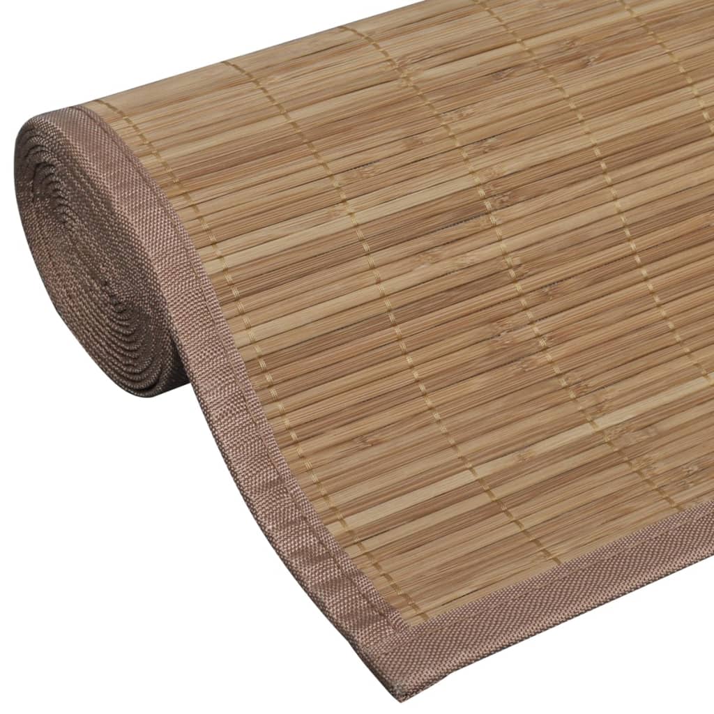 Rechthoekige Bamboe Mat 150 X 200 Cm (Bruin)