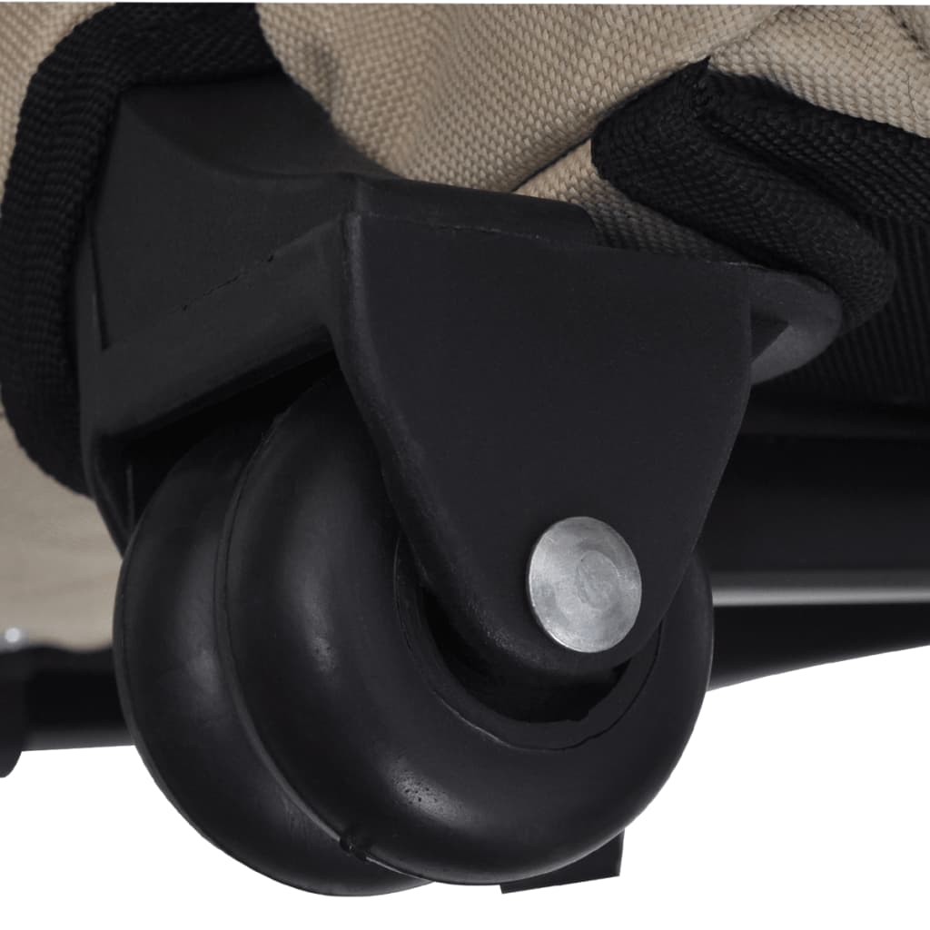 Haustiertrolley zusammenklappbar Beige