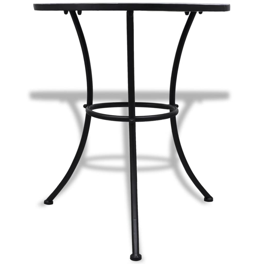 Bistrotafel 60 Cm Mozaïek Blauw En Wit