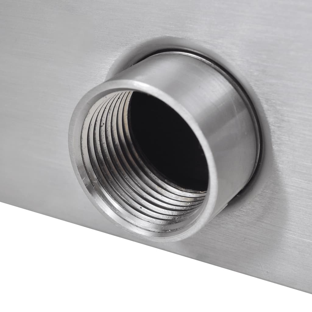 Zwembadwaterval Rechthoekig 30 Cm Roestvrij Staal