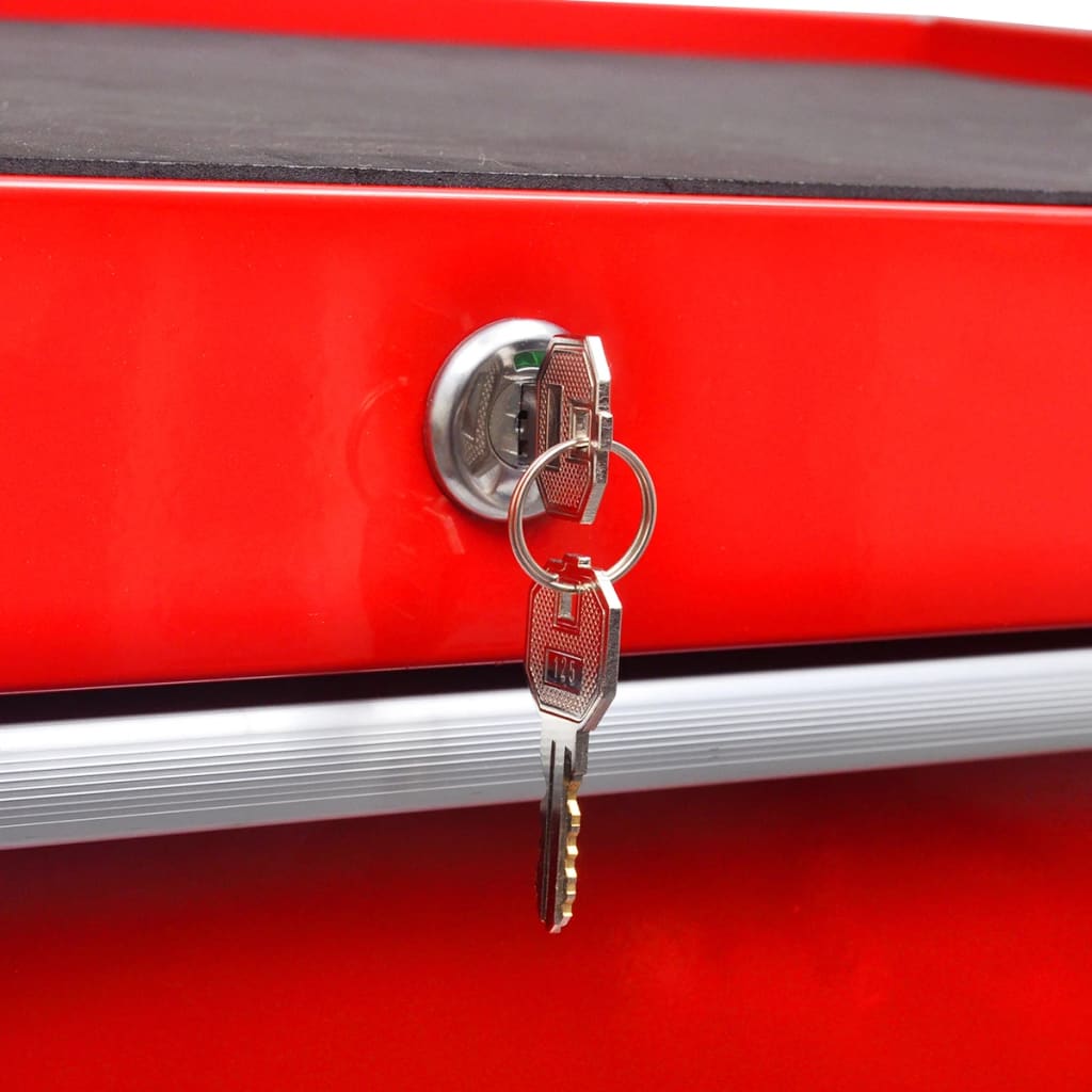 Gereedschapswagen 5 Lades Rood