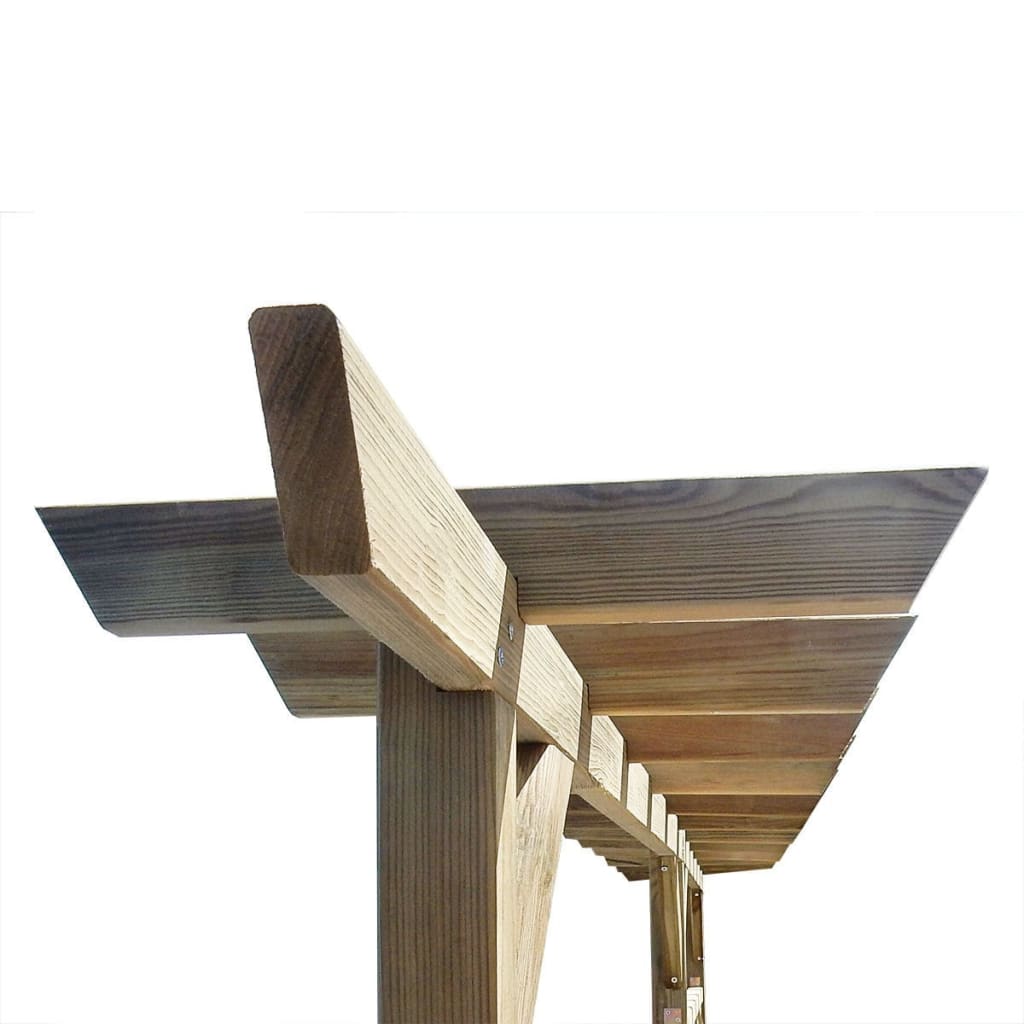 Tuinhek Met Latwerk En Pergola Hout