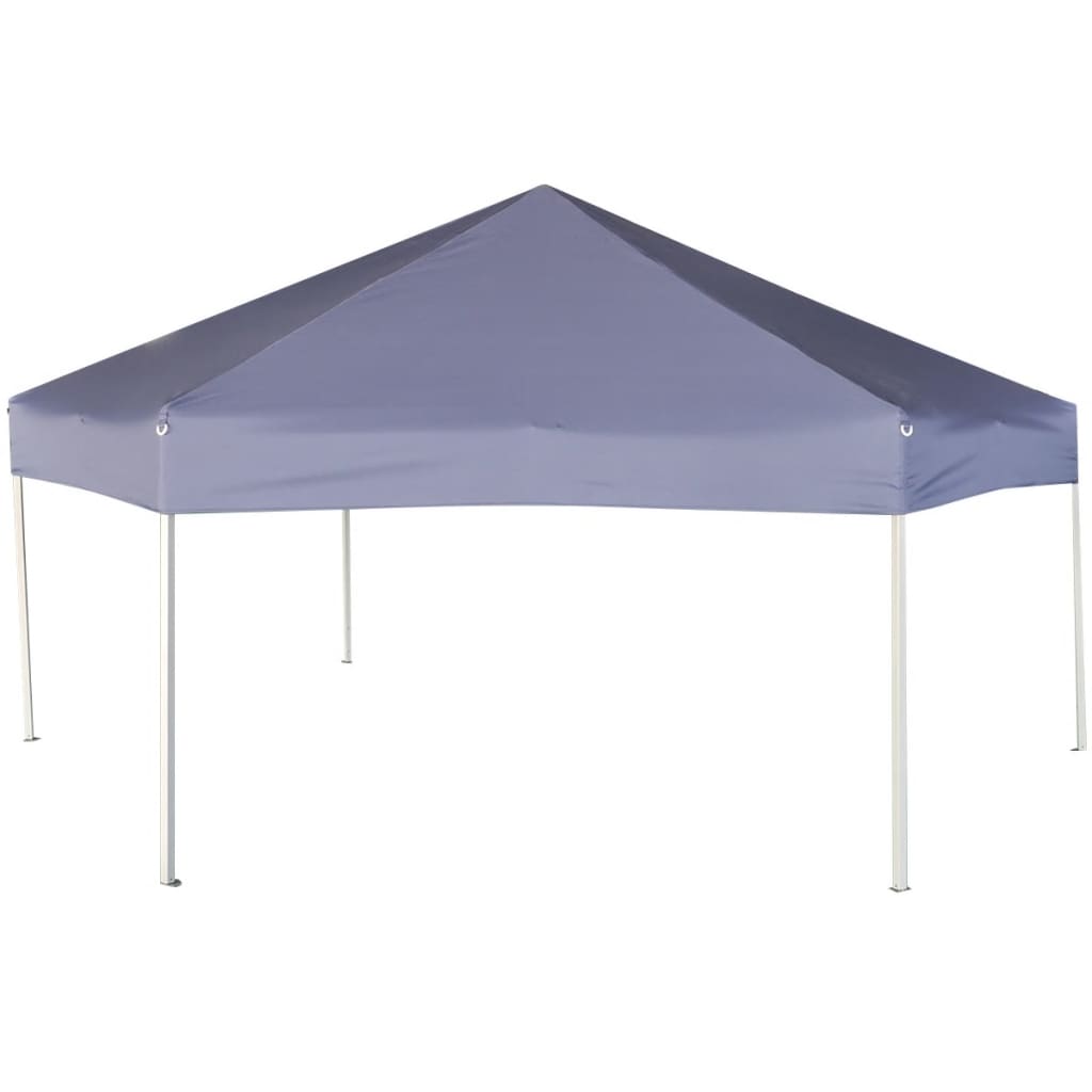 Partytent Pop-Up Zeshoekig Met 6 Zijwanden 3,6X3,1 M Donkerblauw