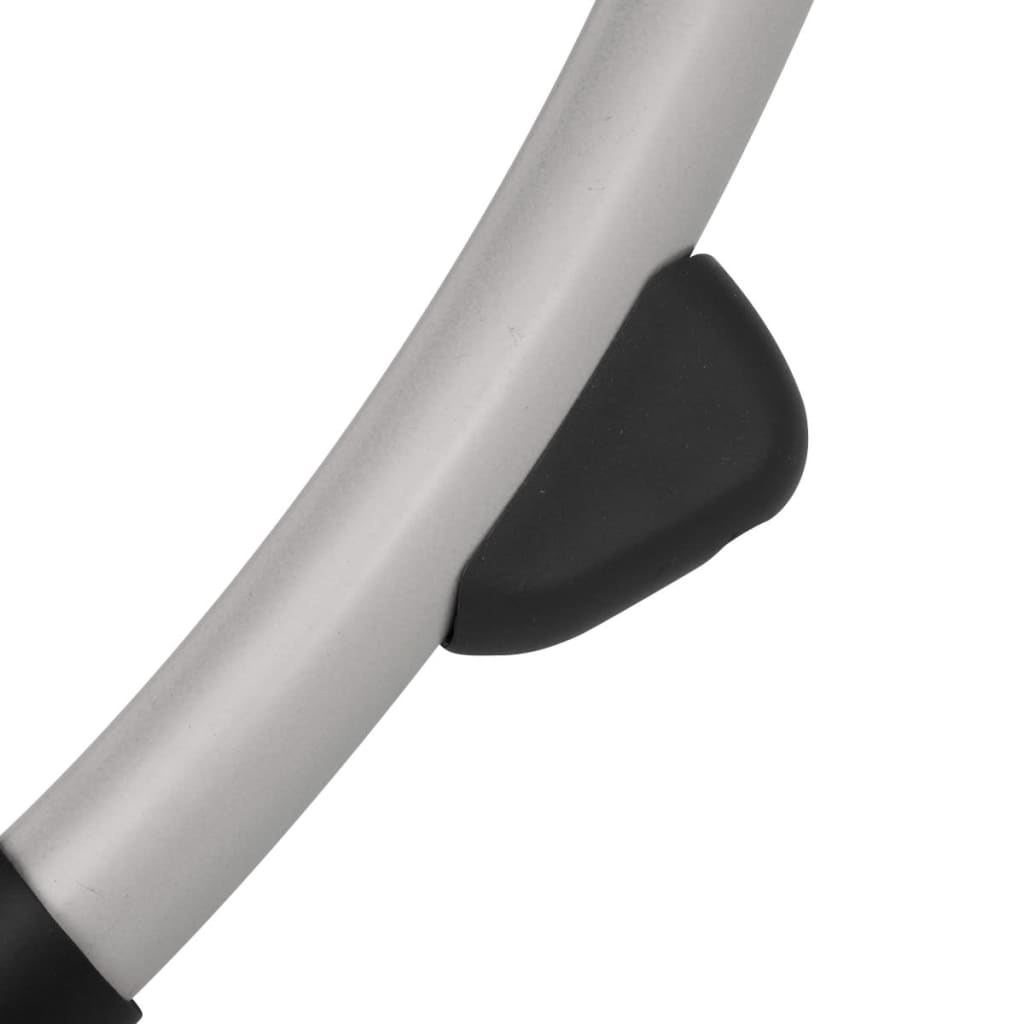 Outdoor-Liege, geometrisch, aus schwarzem und grauem Stahl