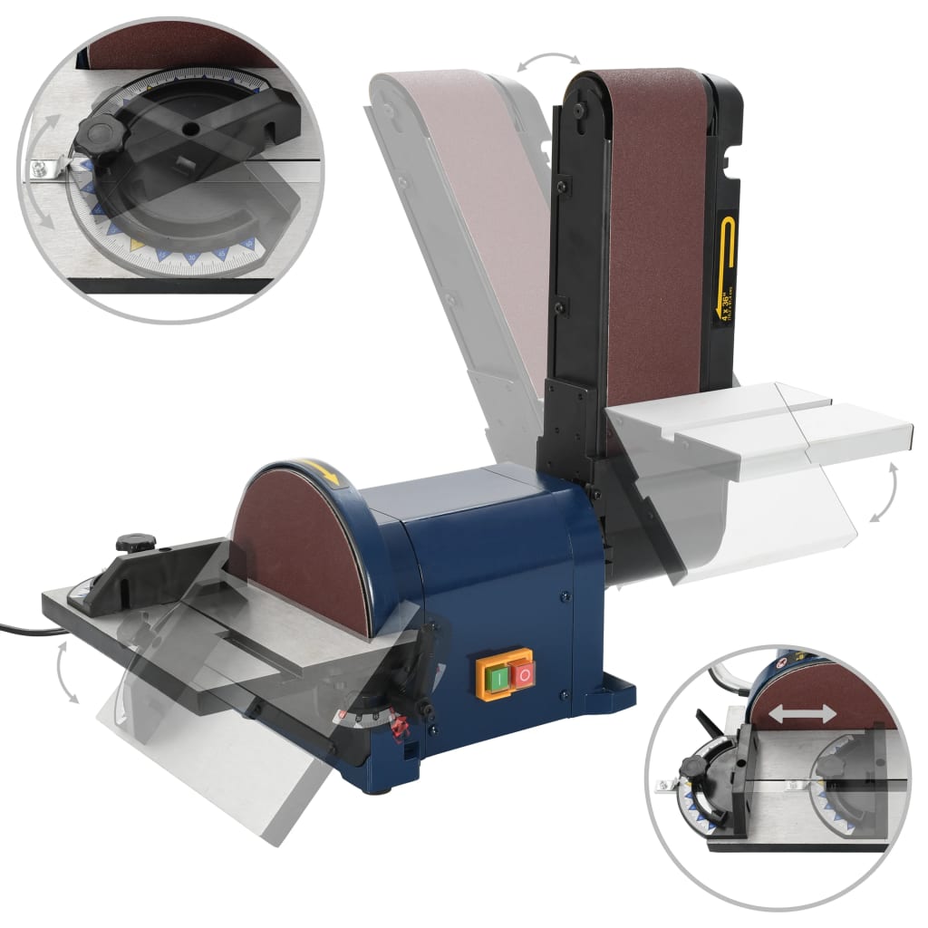 Vlak- En Bandschuurmachine Elektrisch 550 W 200 Mm