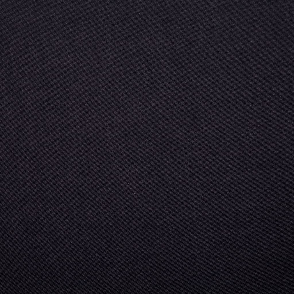 Driezitsbank Stof Zwart