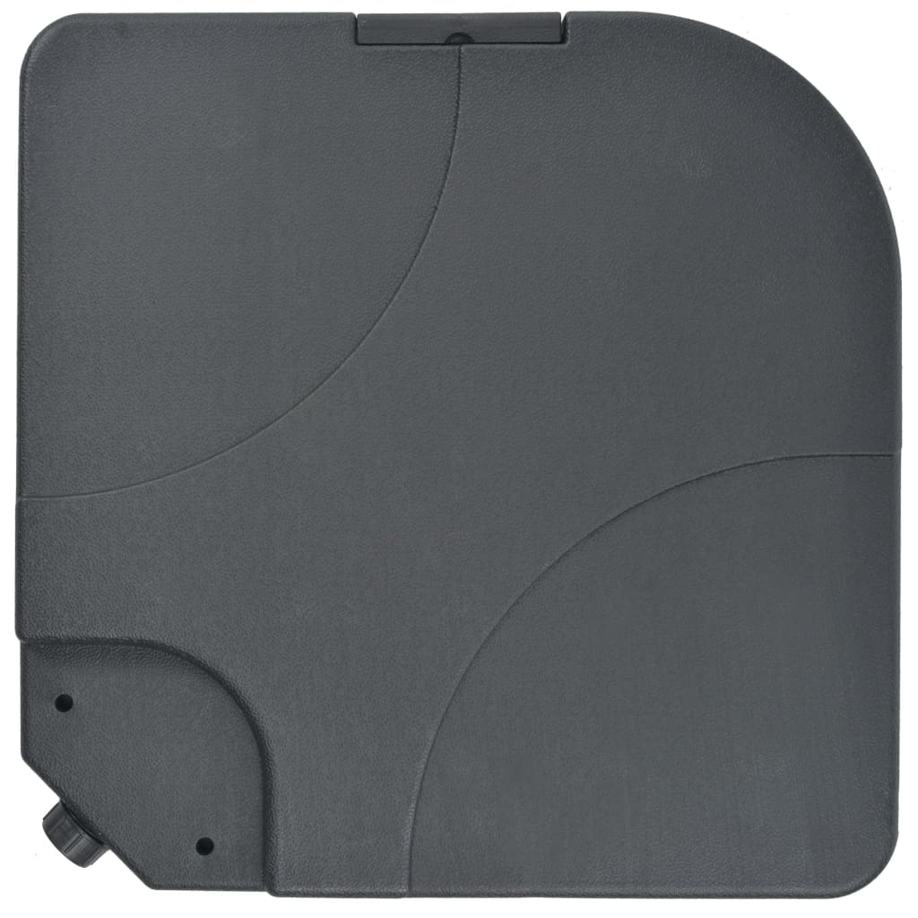 Parasol Met Draagbare Voet Rood