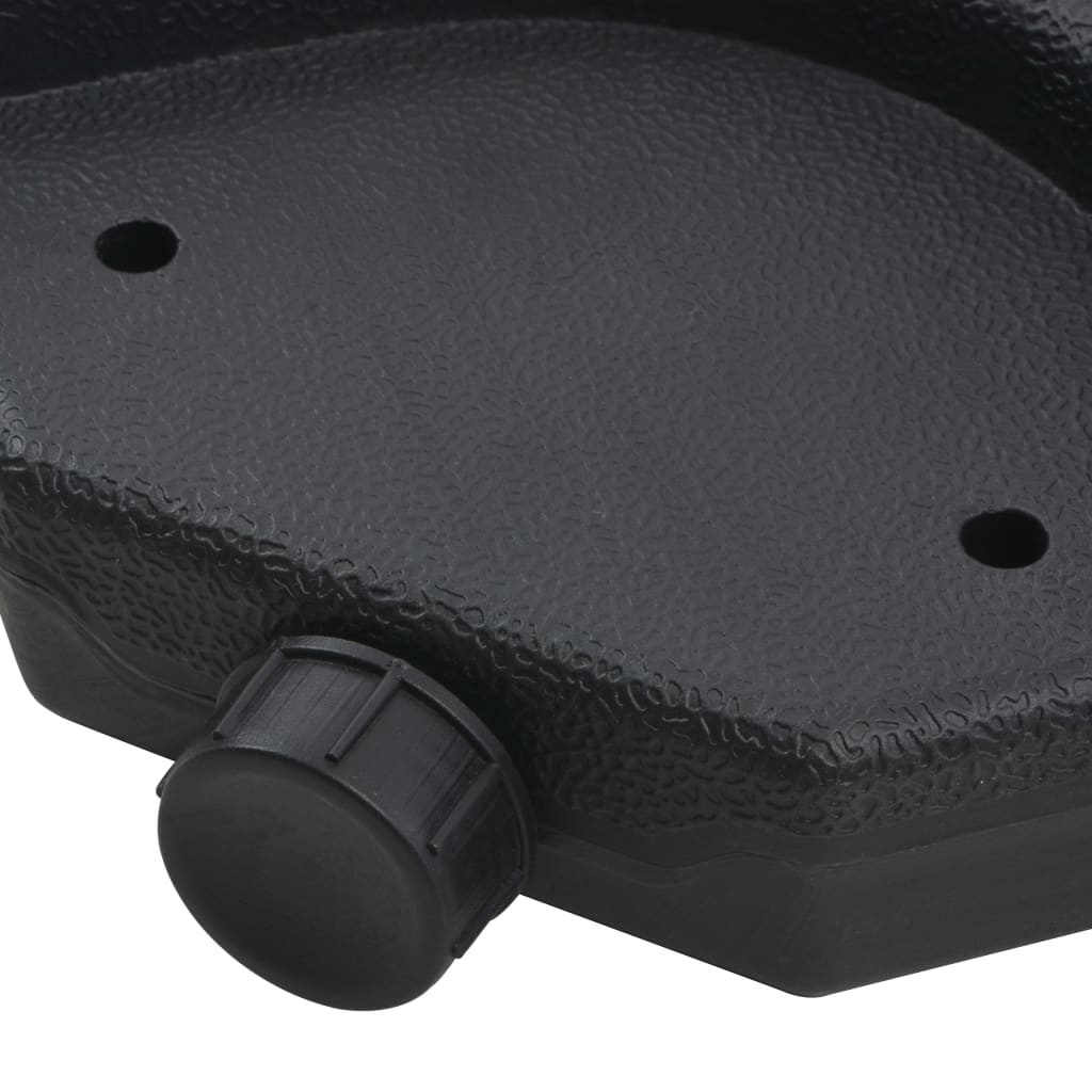 Parasol Met Draagbare Voet Rood