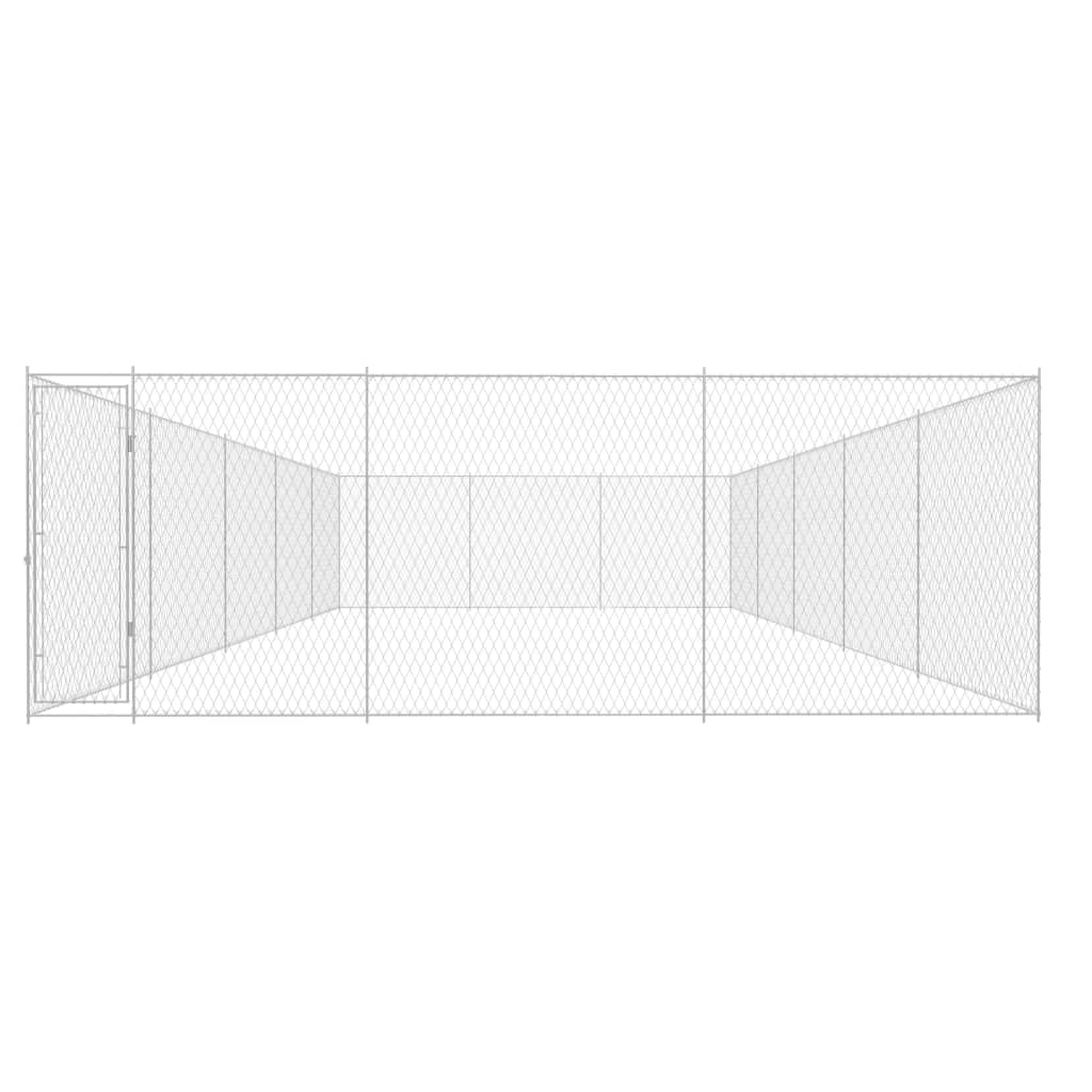 Hondenkennel Voor Buiten 950X570X185 Cm Gegalvaniseerd Staal