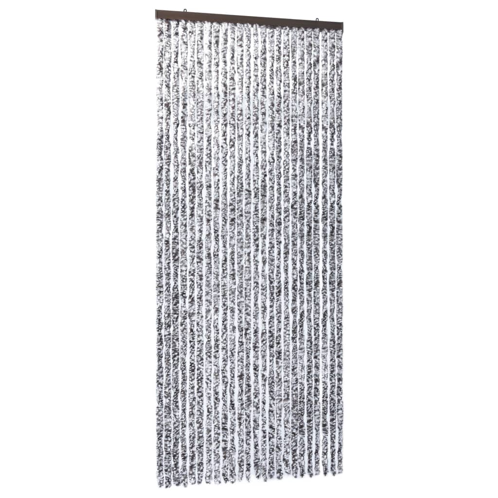 Vliegengordijn 100X220 Cm Chenille Bruin En Beige