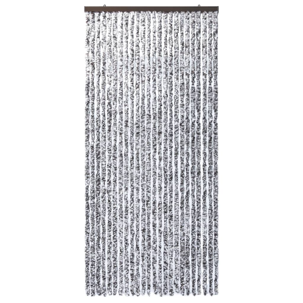 Vliegengordijn 100X220 Cm Chenille Bruin En Beige