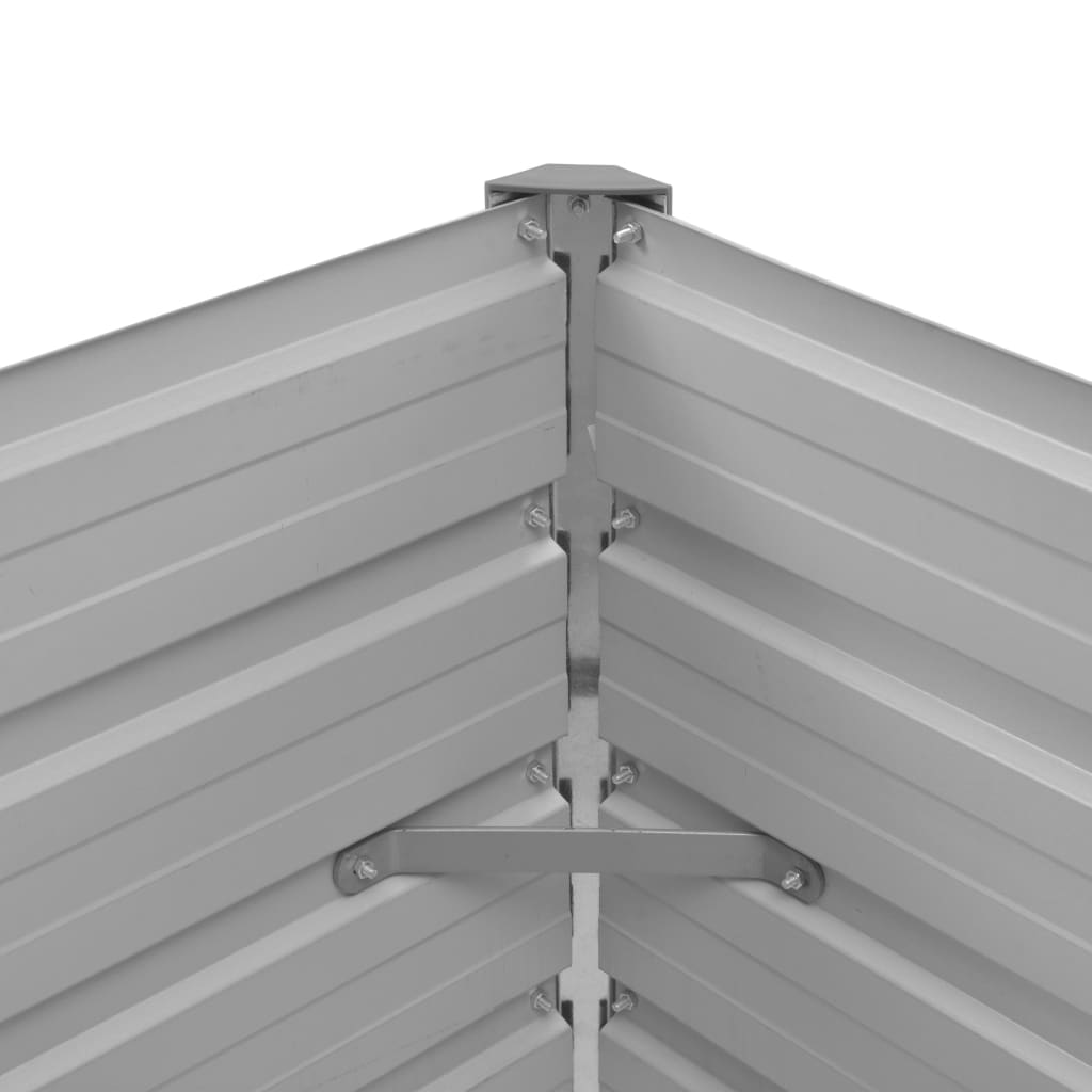 Plantenbak Verhoogd 100X40X45 Cm Gegalvaniseerd Staal Bruin