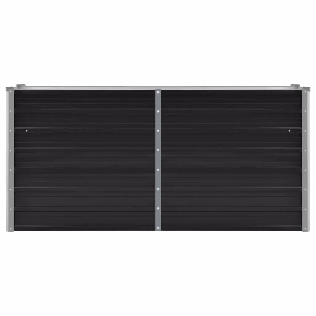 Plantenbak Verhoogd 160X40X77 Cm Gegalvaniseerd Staal Antraciet