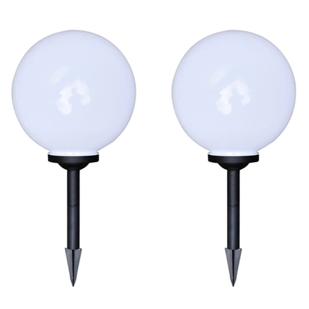 Gartenweglampen 4 St mit Erdspieß LED 30 cm