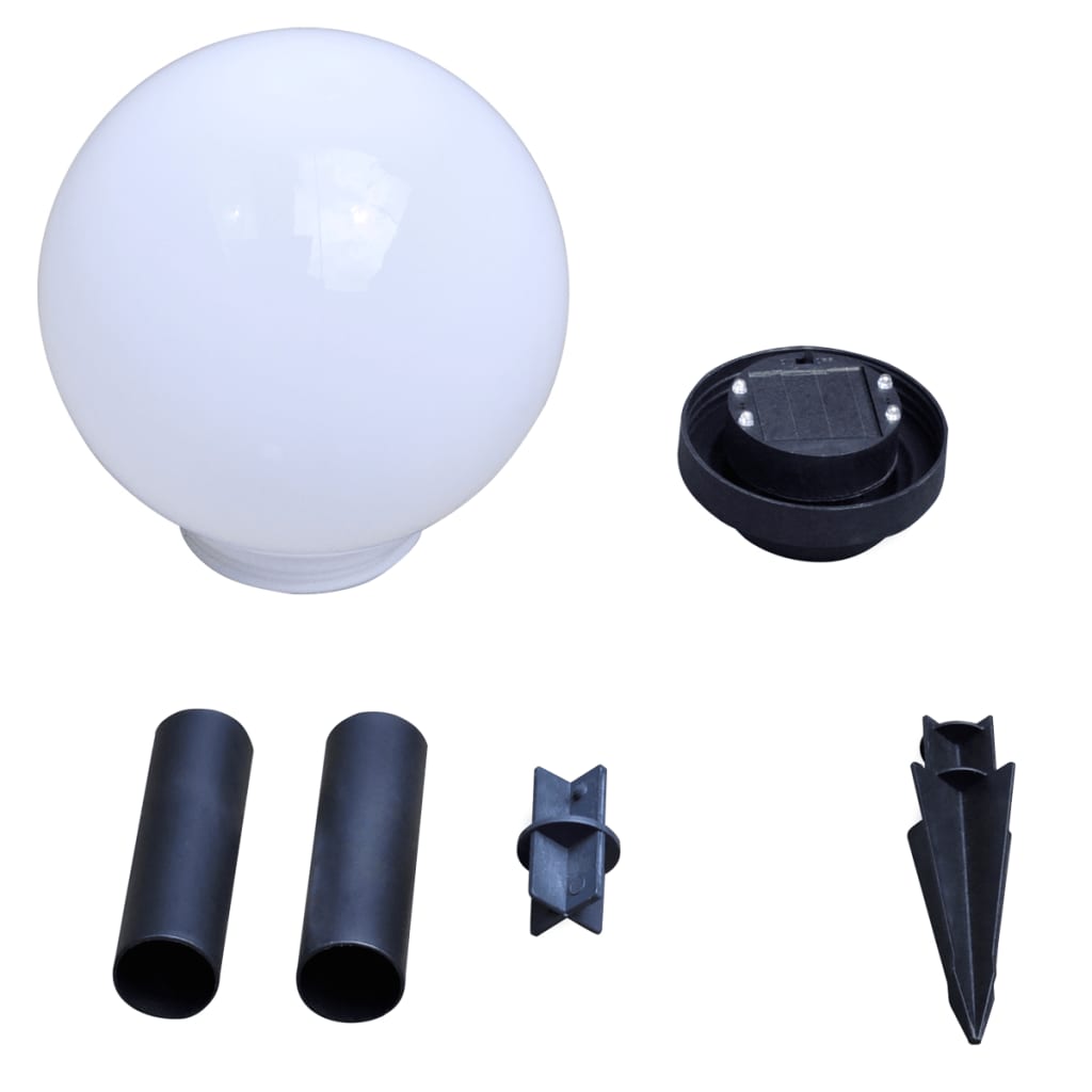 Gartenweglampen 4 St mit Erdspieß LED 30 cm