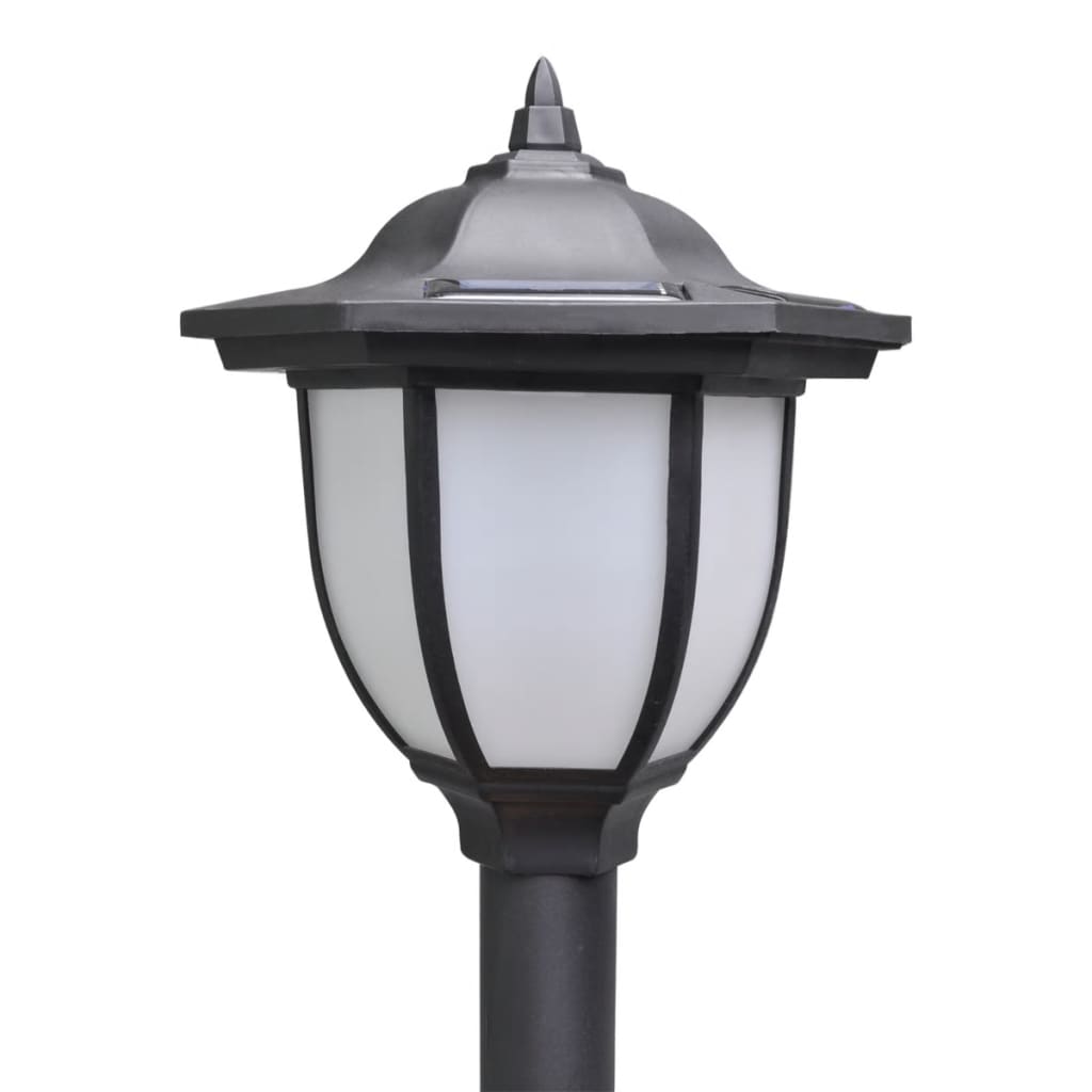Solarlampen 4 St Met Hekwerk En Palen