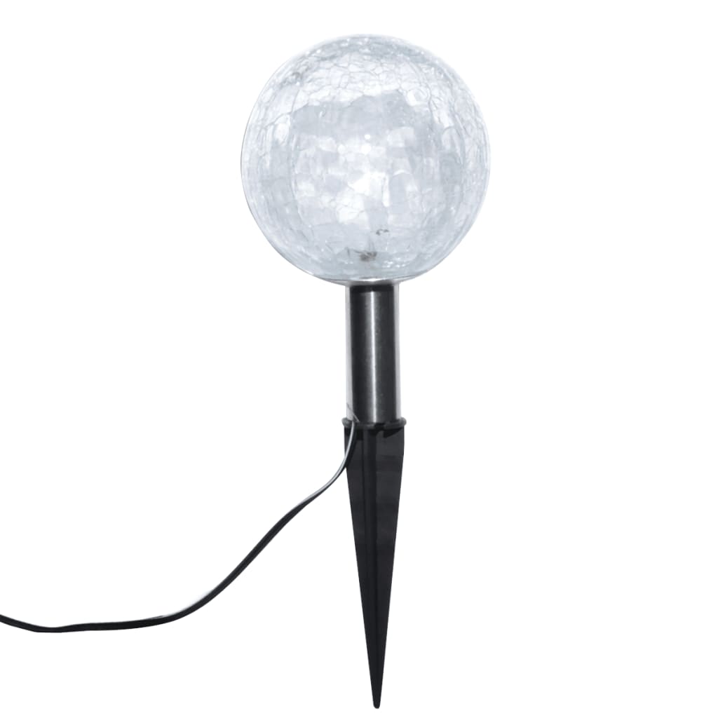 Tuinlampen 6 St Led Met Grondankers En Zonnepanelen
