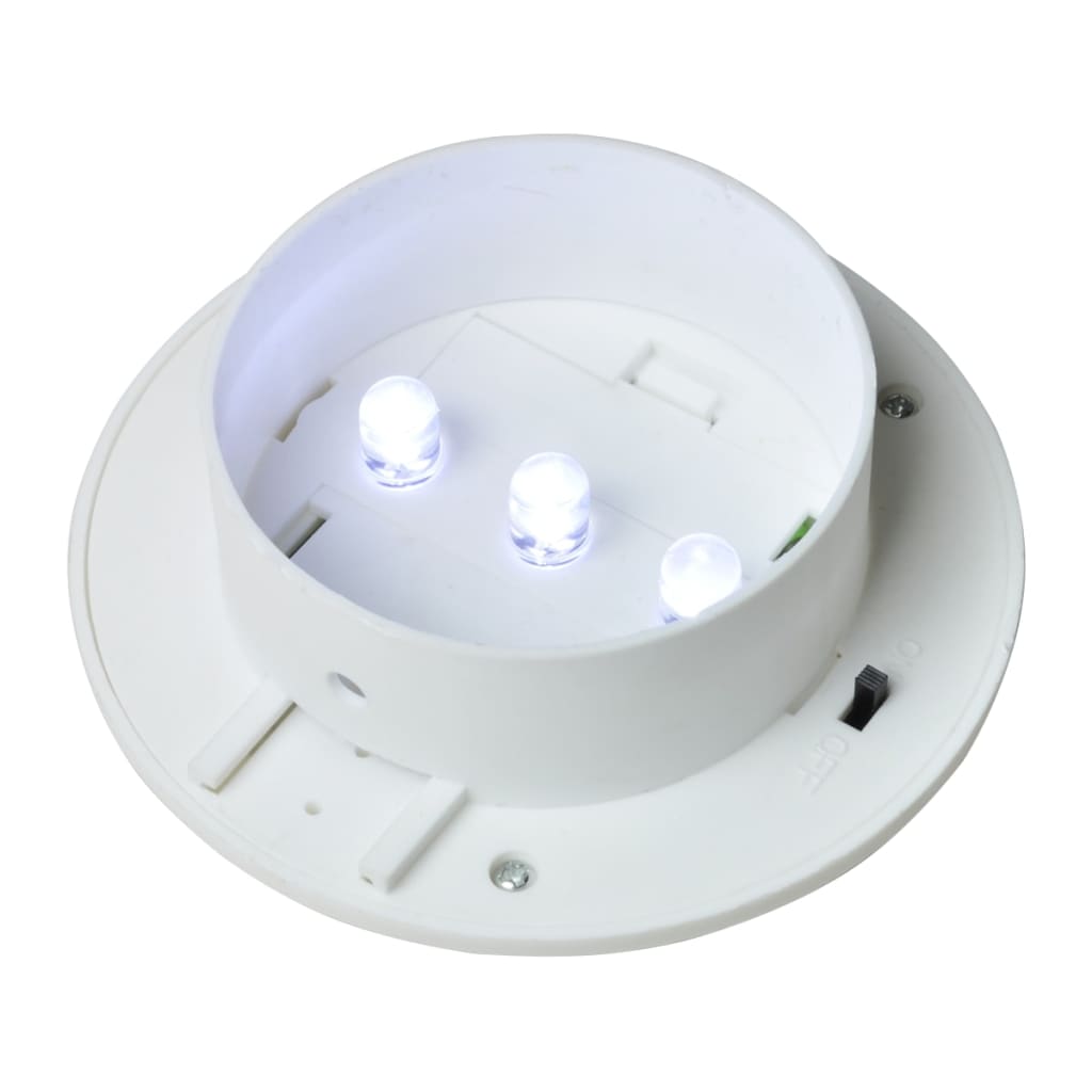 Schuttinglampen 12 St Solar Led Wit